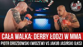 CAŁA WALKA: Derby Łodzi w MMA – Piotr Drozdowski (WIDZEW) vs Jakub Jasiński (ŁKS) (20.02.2021 r.)