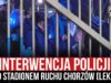 Interwencja policji pod stadionem Ruchu Chorzów [LEKTOR] (13.03.2021 r.)