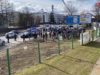 PL: Sandecja Nowy Sącz – GKS Tychy [Kibice wspierają pod stadionem]. 2021-03-13