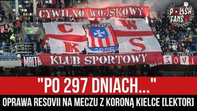 „PO 297 DNIACH…” – oprawa Resovii na meczu z Koroną Kielce [LEKTOR] (23.05.2021 r.)