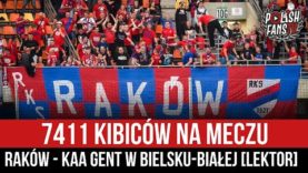 7411 kibiców na meczu Raków – KAA Gent w Bielsku-Białej [LEKTOR] (19.08.2021 r.)