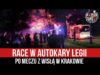Race w autokary Legii po meczu z Wisłą w Krakowie (29.08.2021 r.)
