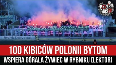 100 kibiców Polonii Bytom wspiera Górala Żywiec w Rybniku [LEKTOR] (23.10.2021 r.)