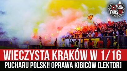 Wieczysta Kraków w 1/16 Pucharu Polski! Oprawa kibiców [LEKTOR] (29.09.2021 r.)