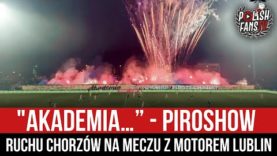 „AKADEMIA…” – piroshow Ruchu Chorzów na meczu z Motorem Lublin (26.11.2021 r.)