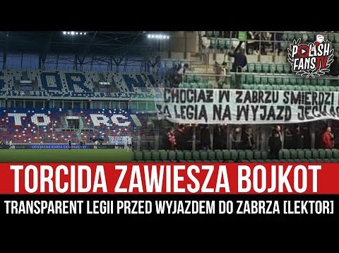 Torcida zawiesza bojkot – transparent Legii przed wyjazdem do Zabrza [LEKTOR] (12.11.2021 r.)