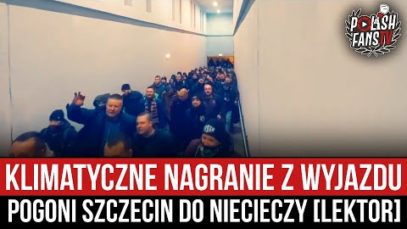 Klimatyczne nagranie z wyjazdu Pogoni Szczecin do Niecieczy [LEKTOR] (04.12.2021 r.)