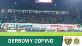 KIBICE: Doping i oprawa Śląska Wrocław w trakcie meczu z Zagłębiem Lubin