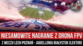 Niesamowite nagranie z drona FPV z meczu Lech Poznań – Jagiellonia Białystok [LEKTOR] (19.03.2022)