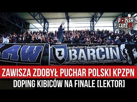 Zawisza zdobył Puchar Polski KPZPN – doping kibiców na finale [LEKTOR] (18.06.2022 r.)