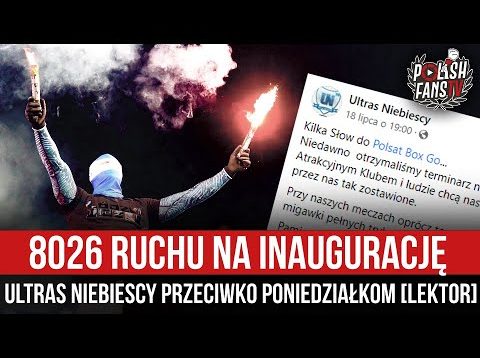 8026 Ruchu na inaugurację – Ultras Niebiescy przeciwko poniedziałkom [LEKTOR] (15.07.2022 r.)