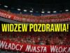 Pozdro Widzewa podczas meczu Jagiellonia Białystok – Widzew | Niebiescy Ole Elana Toruń Wisła Kraków