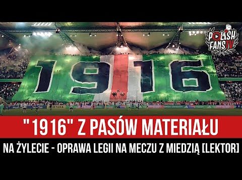 „1916” z pasów materiału na Żylecie – oprawa Legii na meczu z Miedzią [LEKTOR] (16.09.2022 r.)