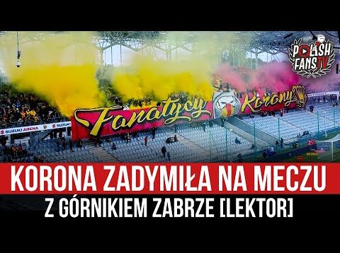Korona zadymiła na meczu z Górnikiem Zabrze [LEKTOR] (18.09.2022 r.)