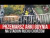 Przemarsz Arki Gdynia na stadion Ruchu Chorzów (16.10.2022 r.)